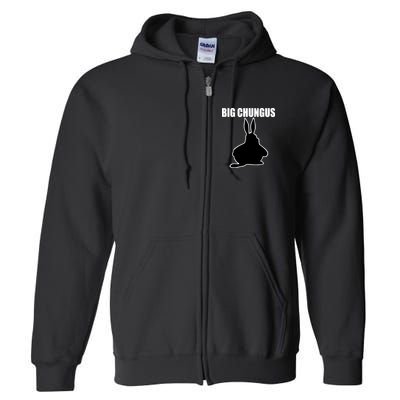Big Chungus Funny Meme Full Zip Hoodie