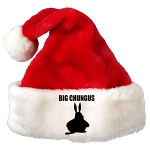 Big Chungus Funny Meme Premium Christmas Santa Hat