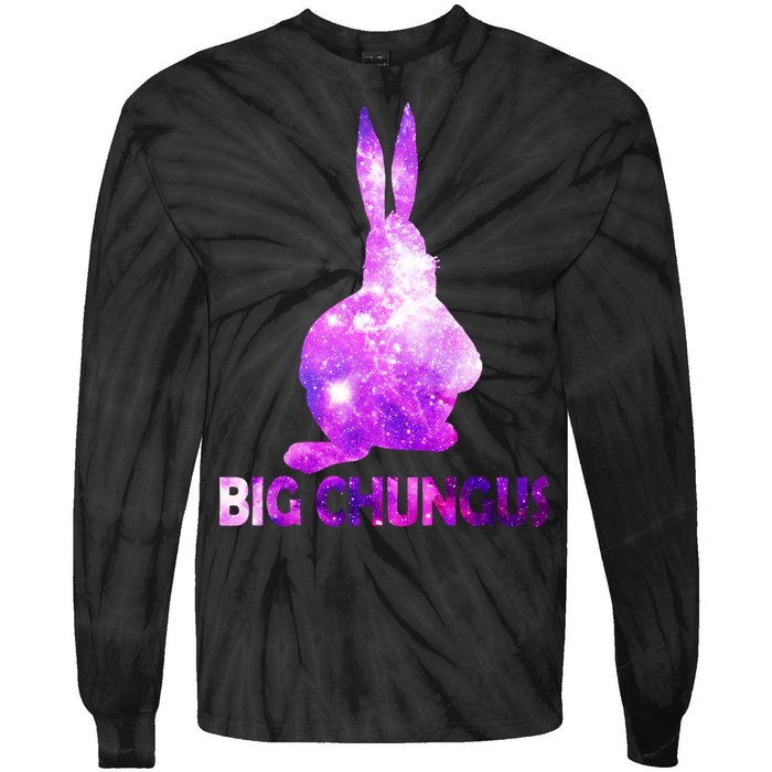 Big Chungus Galaxy Tie-Dye Long Sleeve Shirt