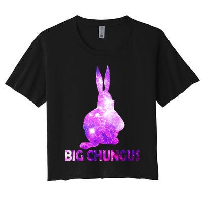 Big Chungus Galaxy Crop Top