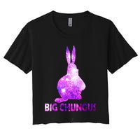Big Chungus Galaxy Women's Crop Top Tee