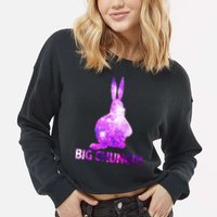 Big Chungus Galaxy Cropped Pullover Crew