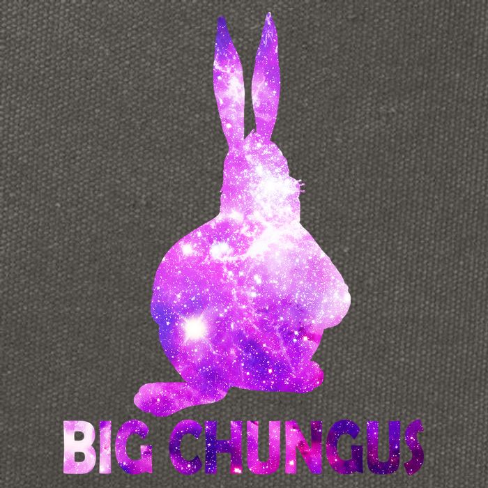 Big Chungus Galaxy Cotton Canvas Backpack