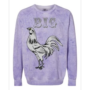 Big Cock Rooster Colorblast Crewneck Sweatshirt