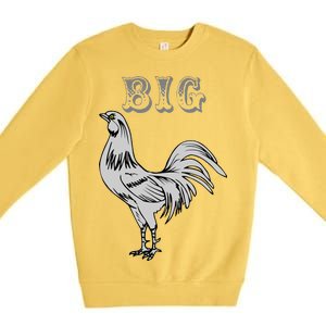 Big Cock Rooster Premium Crewneck Sweatshirt