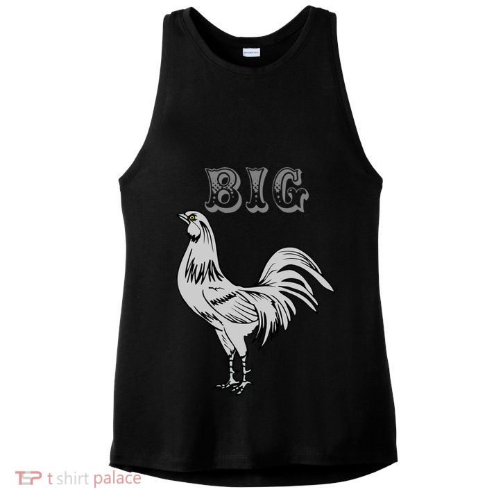 Big Cock Rooster Ladies PosiCharge Tri-Blend Wicking Tank
