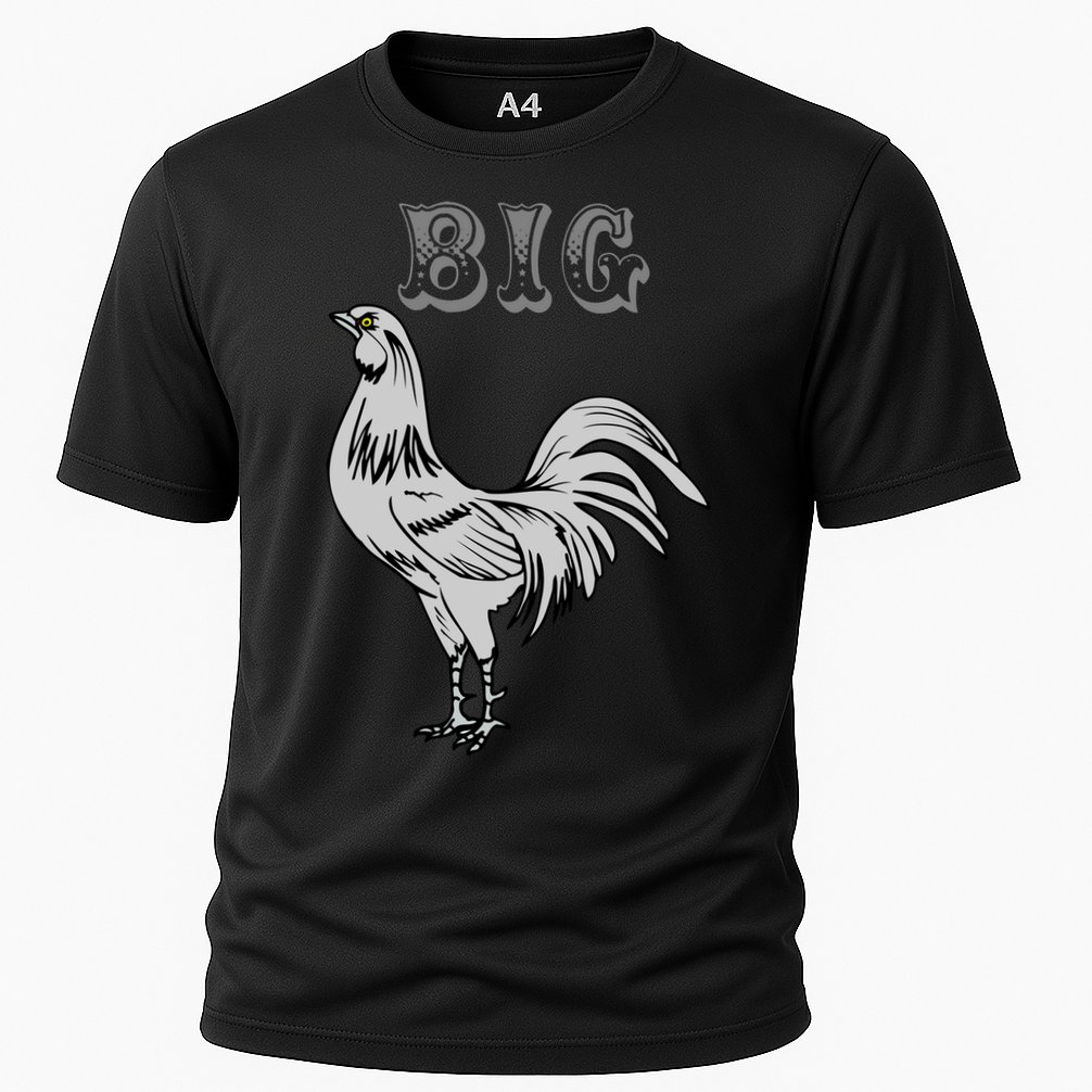 Big Cock Rooster Cooling Performance Crew T-Shirt