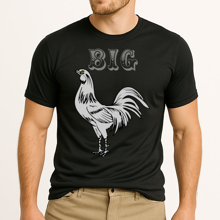 Big Cock Rooster Cooling Performance Crew T-Shirt
