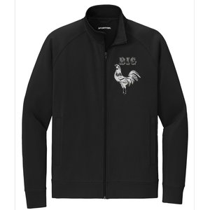 Big Cock Rooster Stretch Full-Zip Cadet Jacket