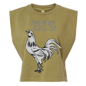 Big Cock Rooster Garment-Dyed Women's Muscle Tee