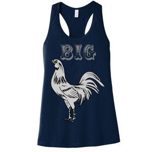 Big Cock Rooster Women's Racerback Tank