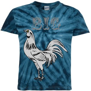 Big Cock Rooster Kids Tie-Dye T-Shirt