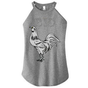 Big Cock Rooster Women's Perfect Tri Rocker Tank