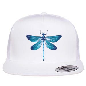 Big Dragonfly Flat Bill Trucker Hat