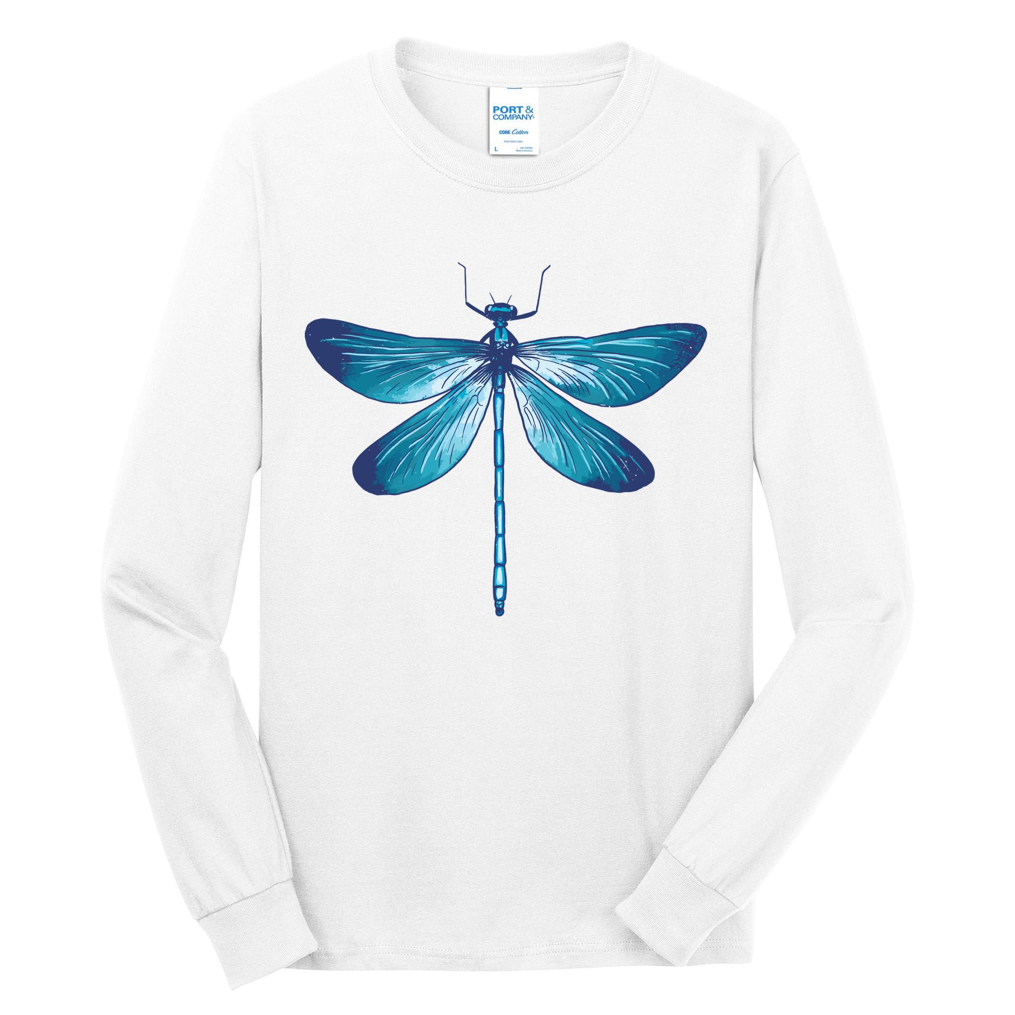 Big Dragonfly Tall Long Sleeve T-Shirt