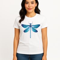 Big Dragonfly Womens T-Shirt