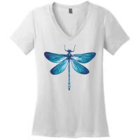 Big Dragonfly Women's V-Neck T-Shirt