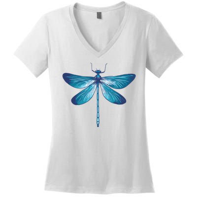 Big Dragonfly Women's V-Neck T-Shirt