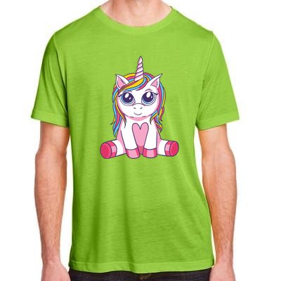 Big Eyed Unicorn Adult ChromaSoft Performance T-Shirt