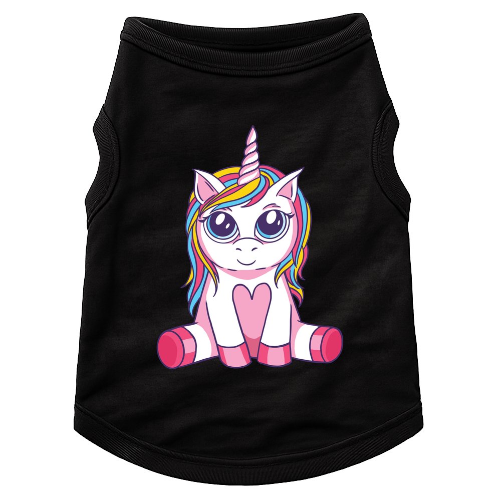 Big Eyed Unicorn Doggie Tank