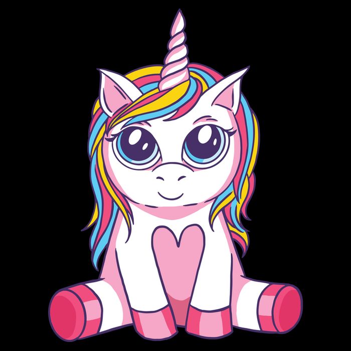 Big Eyed Unicorn Bucket Hat