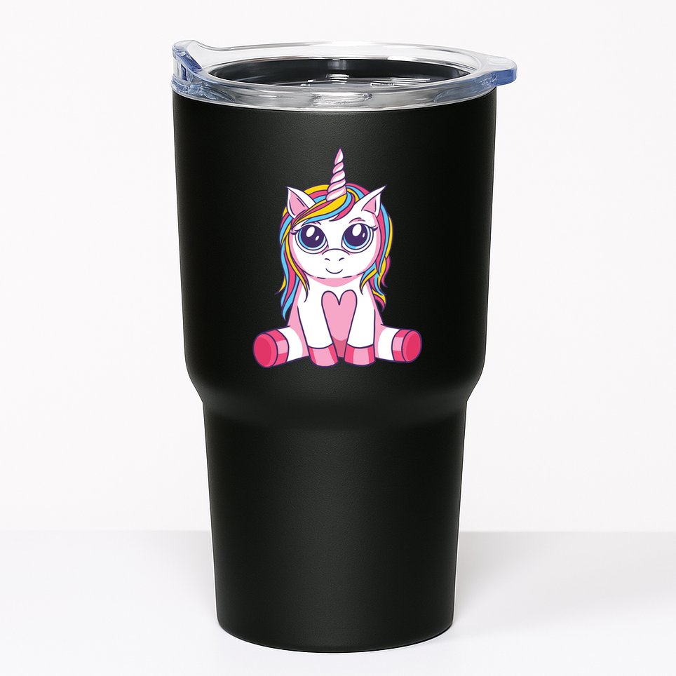 Big Eyed Unicorn Tumbler