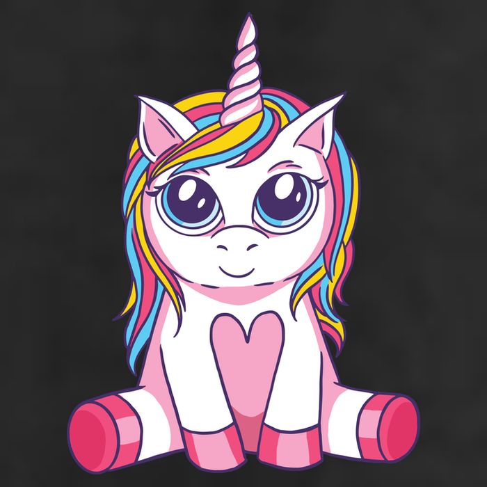 Big Eyed Unicorn Golf Towel