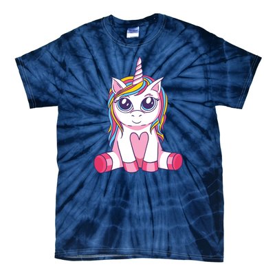 Big Eyed Unicorn Tie-Dye T-Shirt