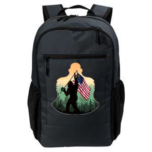 Big Foot American Flag Daily Commute Backpack