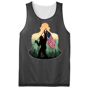 Big Foot American Flag Mesh Reversible Basketball Jersey Tank