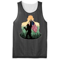 Big Foot American Flag Mesh Reversible Basketball Jersey Tank