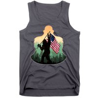 Big Foot American Flag Tank Top