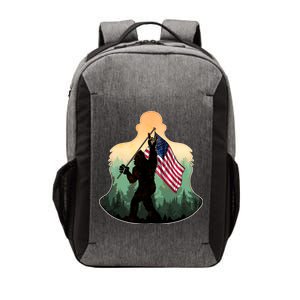 Big Foot American Flag Vector Backpack