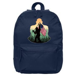 Big Foot American Flag 16 in Basic Backpack