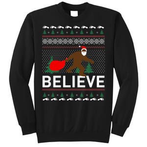 Big Foot Believe Ugly Christmas Sweater Sweatshirt