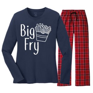 Big Fry Women's Long Sleeve Flannel Pajama Set 