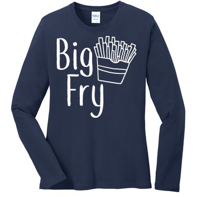 Big Fry Ladies Long Sleeve Shirt