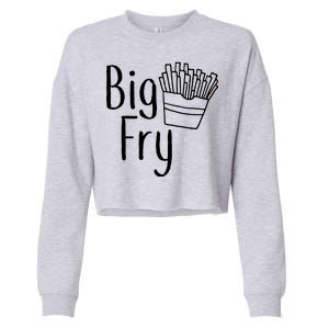 Big Fry Cropped Pullover Crew