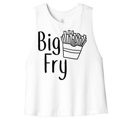 Big Fry Women's Racerback Cropped Tank