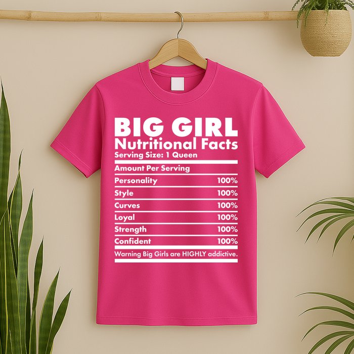 Big Girl Nutritional Facts T-Shirt