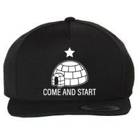 Big Igloo Boogaloo Come And Start Wool Snapback Cap