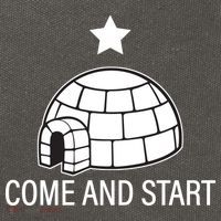 Big Igloo Boogaloo Come And Start Cotton Canvas Backpack