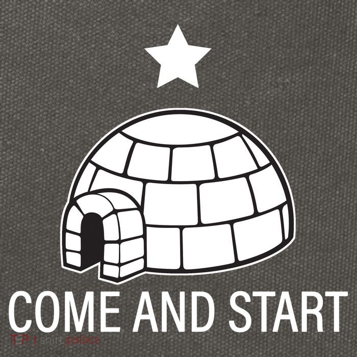 Big Igloo Boogaloo Come And Start Cotton Canvas Backpack