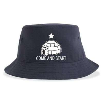 Big Igloo Boogaloo Come And Start Sustainable Bucket Hat