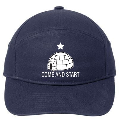 Big Igloo Boogaloo Come And Start 7-Panel Snapback Hat
