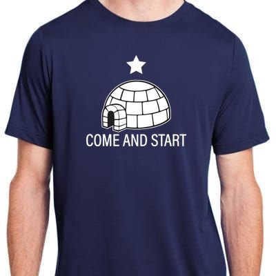 Big Igloo Boogaloo Come And Start Adult ChromaSoft Performance T-Shirt