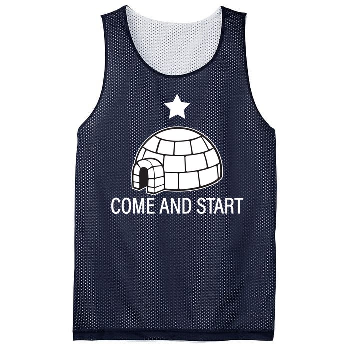 Big Igloo Boogaloo Come And Start Mesh Reversible Basketball Jersey Tank