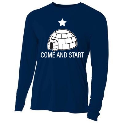 Big Igloo Boogaloo Come And Start Cooling Performance Long Sleeve Crew