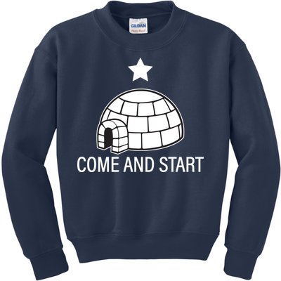 Big Igloo Boogaloo Come And Start Kids Sweatshirt