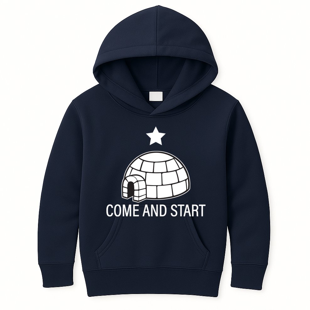 Big Igloo Boogaloo Come And Start Kids Hoodie